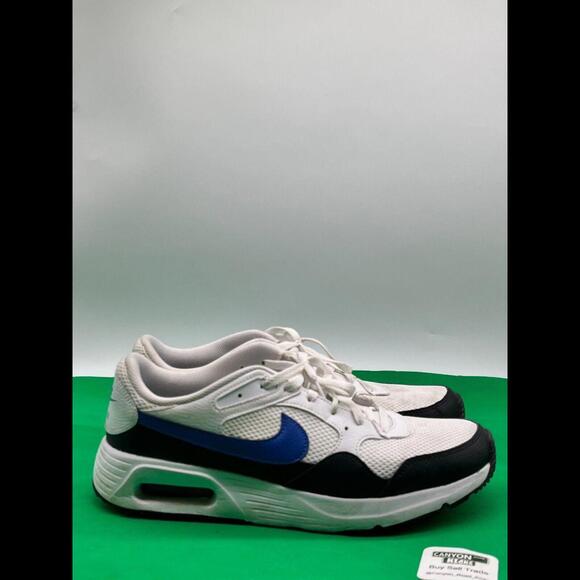 Size 12 - Nike Air Max SC White Black Game Royal - Picture 1 of 5